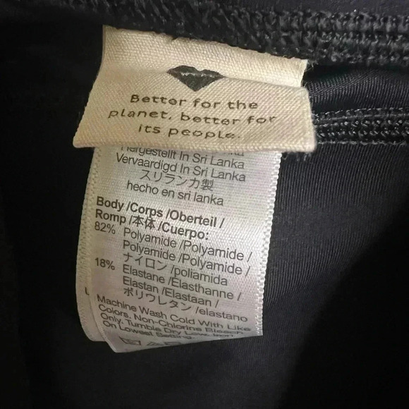 Madewell High Rise Black Biker Legging Shorts yoga XS women’s athletic workout - Picture 3 of 5